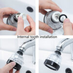 Kitchen Pressurized Tap Water Splash-proof Sprinkler Filter Water Saver