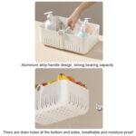 Bathroom Folding Sundries Storage Basket Kitchen Drain Storage Basket(55301)