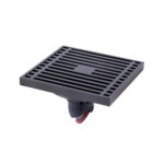 Full Copper Odor Proof Floor Drain, Style: K7009 Black Bronze Single Use+Straight Row