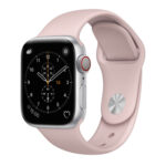 For Apple Watch Series 3 & 2 & 1 38mm Fashion Simple Style Silicone Wrist Watch Band (Pink)