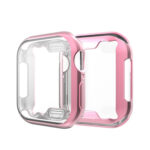 Full Coverage Plating TPU Case for Apple Watch Series 5 & 4 40mm(Pink)