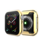 Full Coverage Plating TPU Case for Apple Watch Series 5 & 4 40mm(Gold)