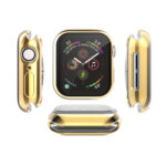 Full Coverage Plating TPU Case for Apple Watch Series 5 & 4 40mm(Gold)