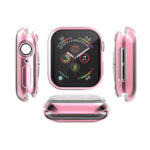 Full Coverage Plating TPU Case for Apple Watch Series 5 & 4 44mm(Pink)