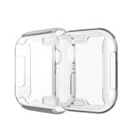 Full Coverage Plating TPU Case for Apple Watch Series 5 & 4 44mm(Silver)