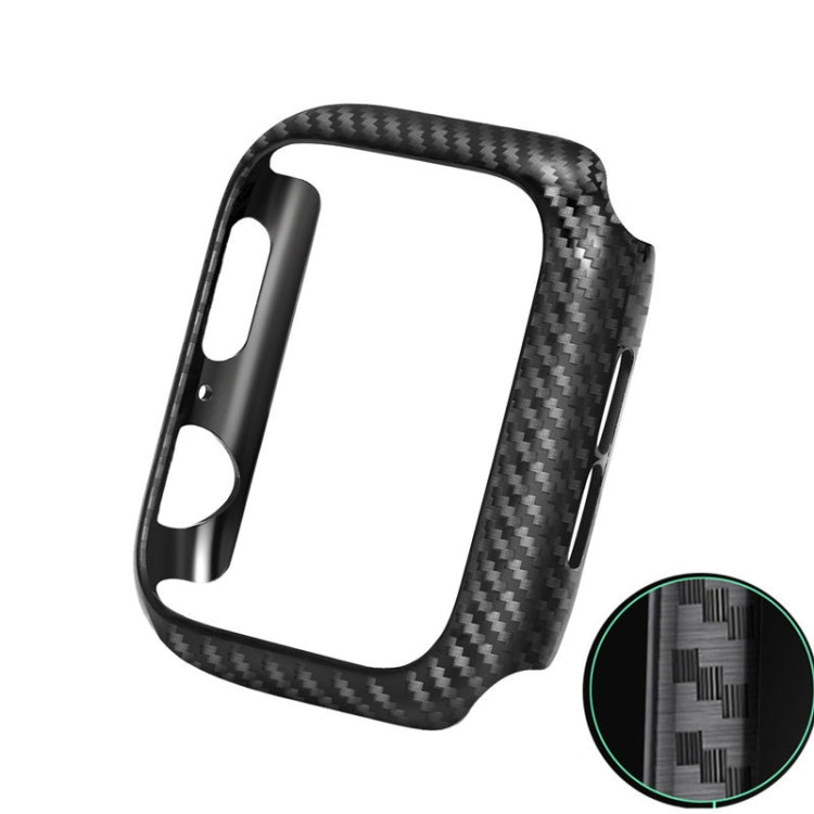 PC Carbon Fiber Frame Protection Case for Apple Watch Series 4 44mm