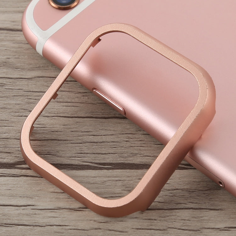 Metal Front Frame Protective Case for Apple Watch Series 5 & 4 44mm(Rose Gold)