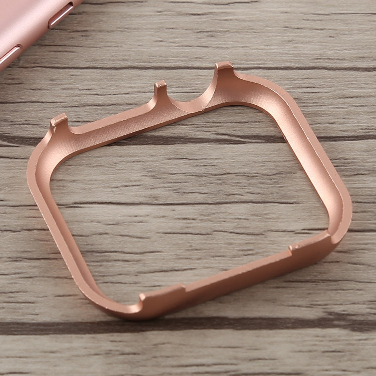 Metal Front Frame Protective Case for Apple Watch Series 5 & 4 44mm(Rose Gold)