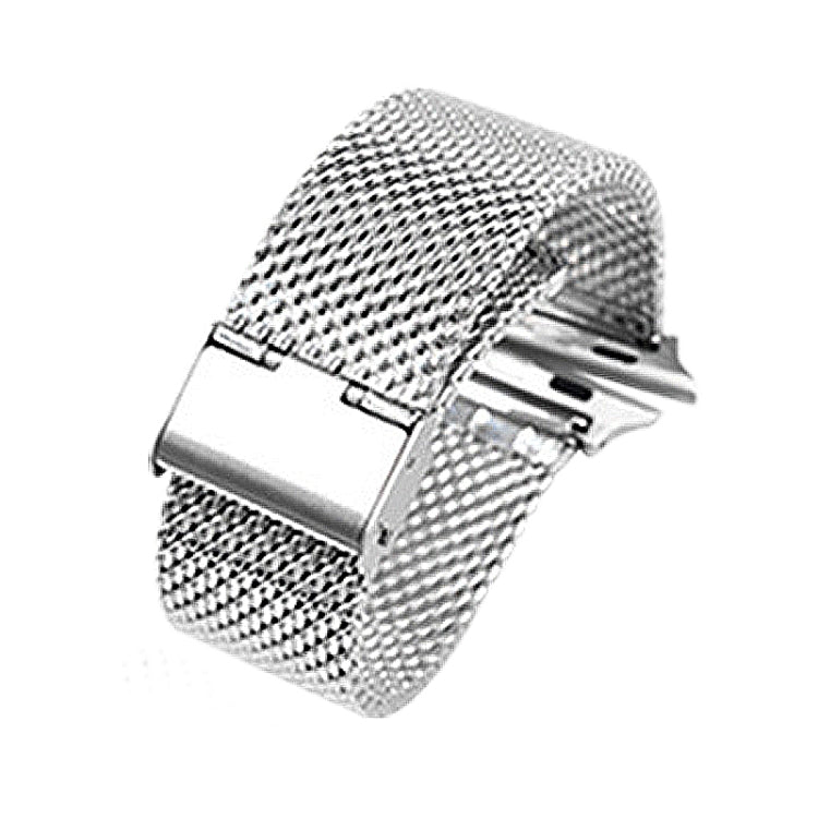 304 Stainless Steel Milanese Watch Band with Connector For Apple Watch Series 8&7 41mm / SE 2&6&SE&5&4 40mm / 3&2&1 38mm(Silver)