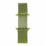 Milanese Loop Magnetic Stainless Steel Watch Band for Apple Watch Series 8&7 41mm / SE 2&6&SE&5&4 40mm / 3&2&1 38mm(Army Green)