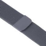 Milanese Loop Magnetic Stainless Steel Watch Band for Apple Watch Series 8&7 41mm / SE 2&6&SE&5&4 40mm / 3&2&1 38mm(Dark Gray)