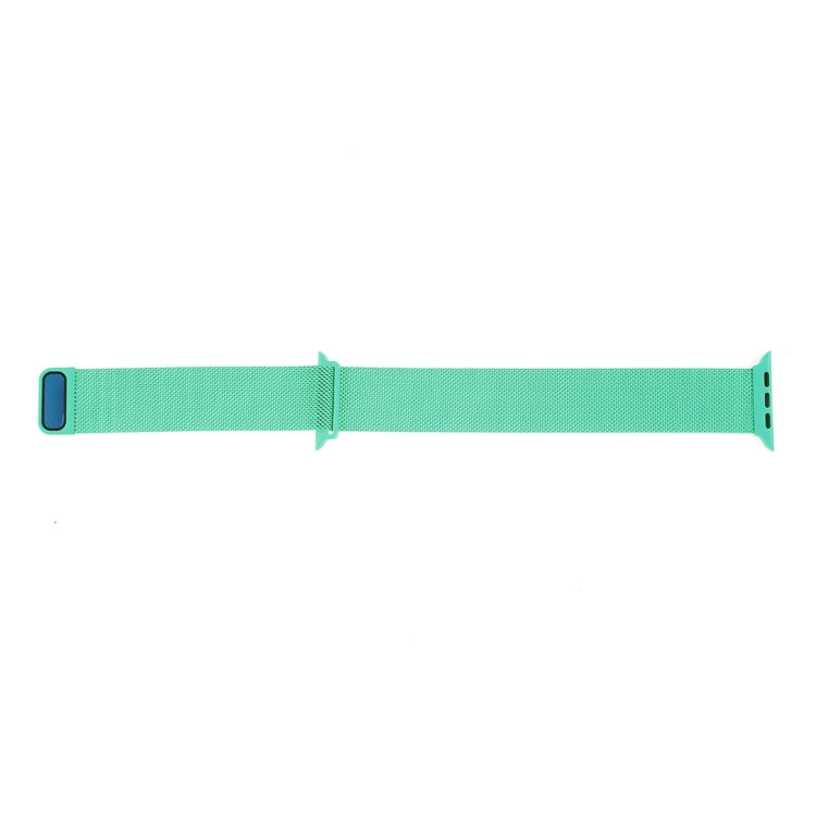 Milanese Loop Magnetic Stainless Steel Watch Band for Apple Watch Series 8&7 41mm / SE 2&6&SE&5&4 40mm / 3&2&1 38mm(Mint Green)