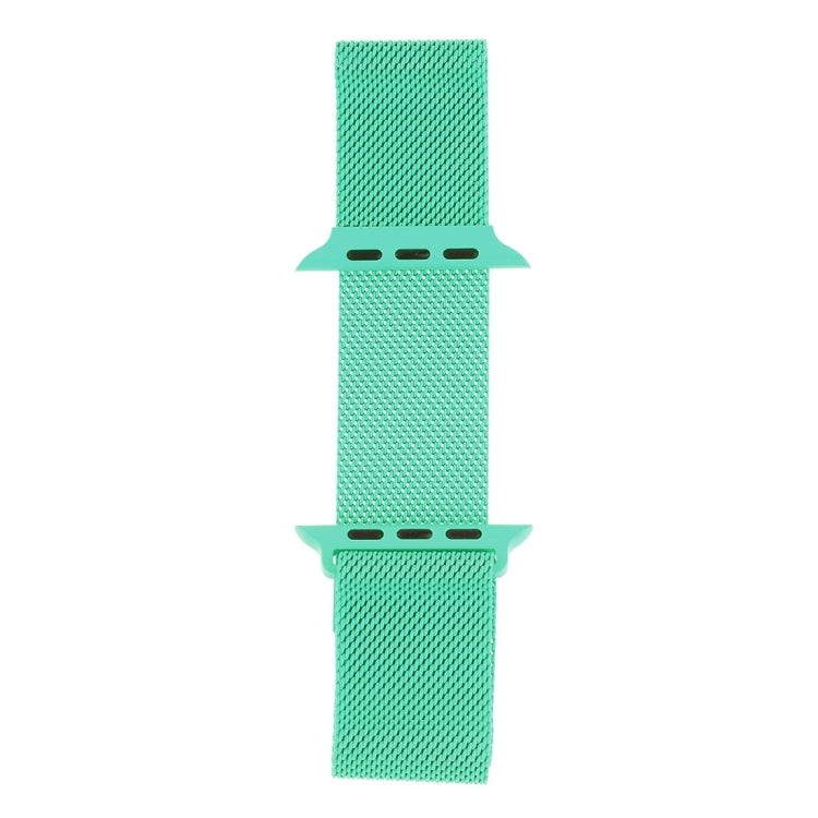 Milanese Loop Magnetic Stainless Steel Watch Band for Apple Watch Series 8&7 41mm / SE 2&6&SE&5&4 40mm / 3&2&1 38mm(Mint Green)