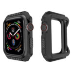 Smart Watch Shockproof Two Color Protective Case for Apple Watch Series 3 38mm(Black)