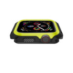 Smart Watch Shockproof Two Color Protective Case for Apple Watch Series 3 38mm(Black Yellow)