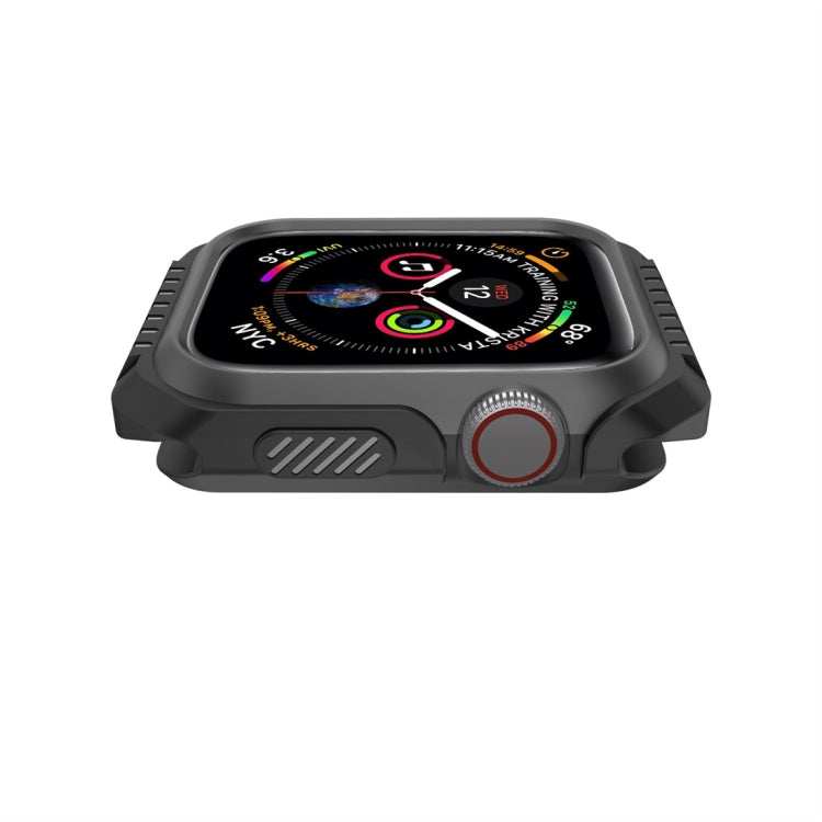 Smart Watch Shockproof Two Color Protective Case for Apple Watch Series 3 38mm(Black)