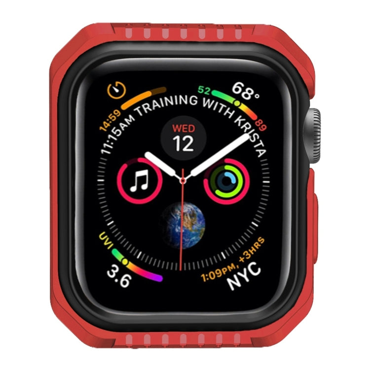 Smart Watch Shockproof Two Color Protective Case for Apple Watch Series 3 38mm(Red Black)