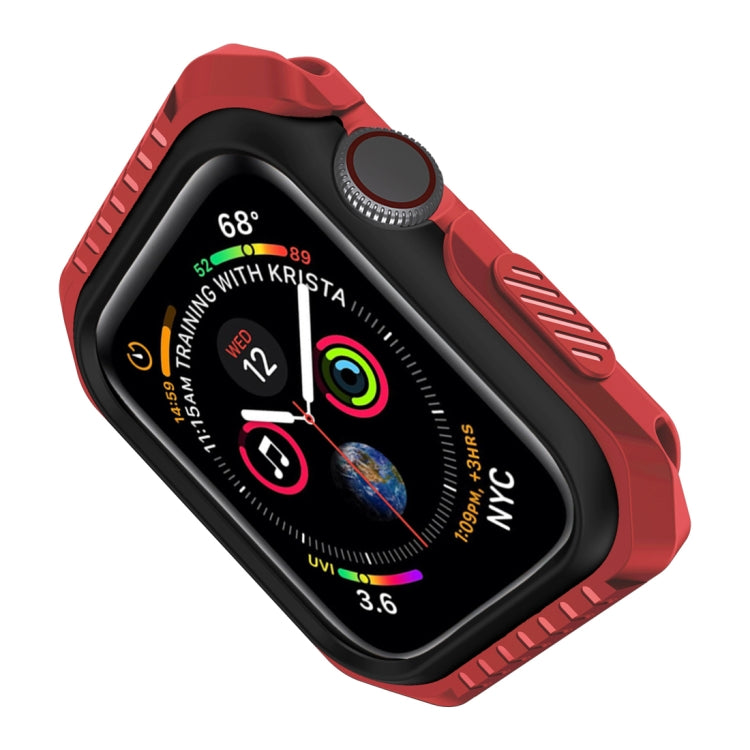 Smart Watch Shockproof Two Color Protective Case for Apple Watch Series 3 38mm(Red Black)