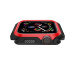 Smart Watch Shockproof Two Color Protective Case for Apple Watch Series 3 42mm(Black Red)