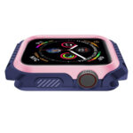 Smart Watch Shockproof Two Color Protective Case for Apple Watch Series 3 42mm(Pink Blue)