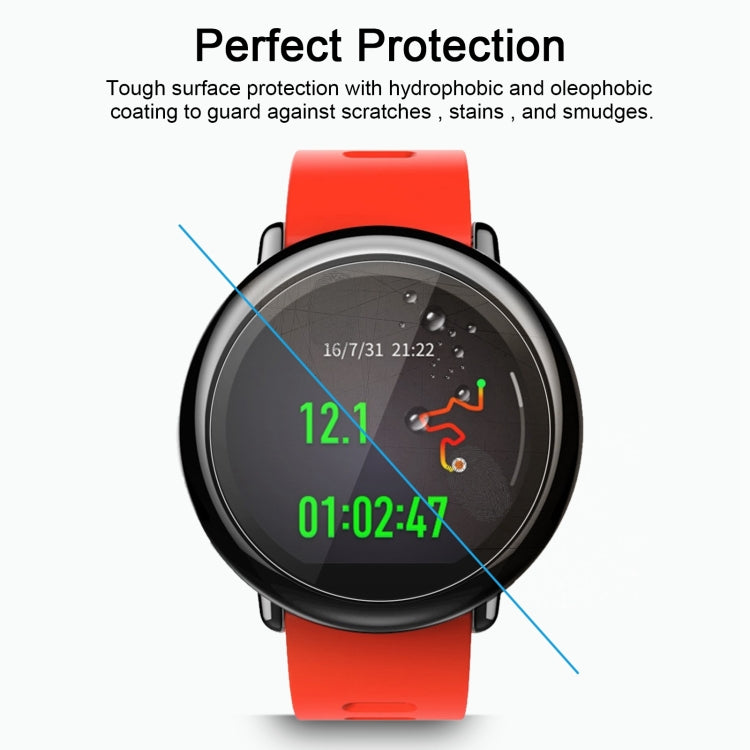 2 PCS ENKAY Hat-Prince for Xiaomi Huami AMAZFIT Smart Watch 0.2mm 9H Surface Hardness 2.15D Explosion-proof Tempered Glass Screen Film