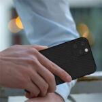 For iPhone 11 Pro (5.8 inch) RAIGOR INVERSE PARKER Geometric Texture Pattern Protective Case(Black)