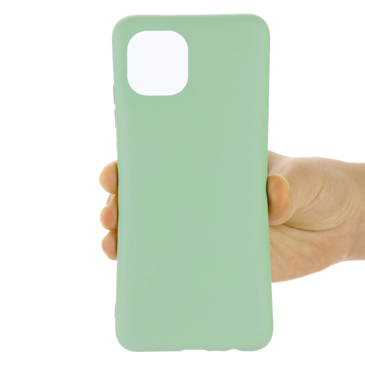 For Xiaomi Mi 11 5G Pure Color Liquid Silicone Shockproof Full Coverage Case(Green)