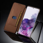 For Samsung Galaxy S20 FE LC.IMEEKE Hon Ancient Series Horizontal Flip Leather Case with Holder & Card Slot(Coffee)