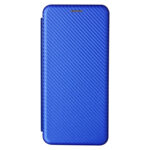 For Xiaomi Mi 11 Ultra Carbon Fiber Texture Horizontal Flip TPU + PC + PU Leather Case with Card Slot(Blue)