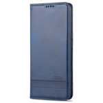 For Xiaomi Mi 11 Ultra AZNS Magnetic Calf Texture Horizontal Flip Leather Case with Card Slots & Holder & Wallet(Dark Blue)