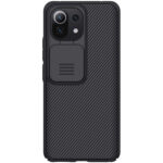 For Xiaomi Mi 11 Lite 4G / 5G NILLKIN Black Mirror Series PC Camshield Full Coverage Dust-proof Scratch Resistant Case(Black)