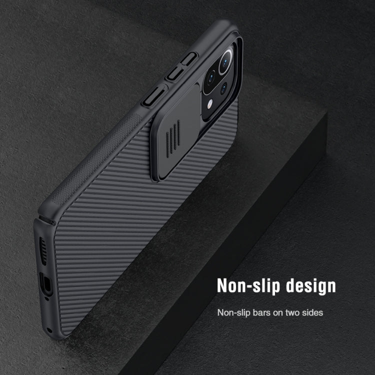 For Xiaomi Mi 11 Lite 4G / 5G NILLKIN Black Mirror Series PC Camshield Full Coverage Dust-proof Scratch Resistant Case(Black)