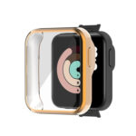 For Xiaomi Mi Watch Lite / Redmi Watch Full Coverage TPU Electroplating Protective Case(Gold)