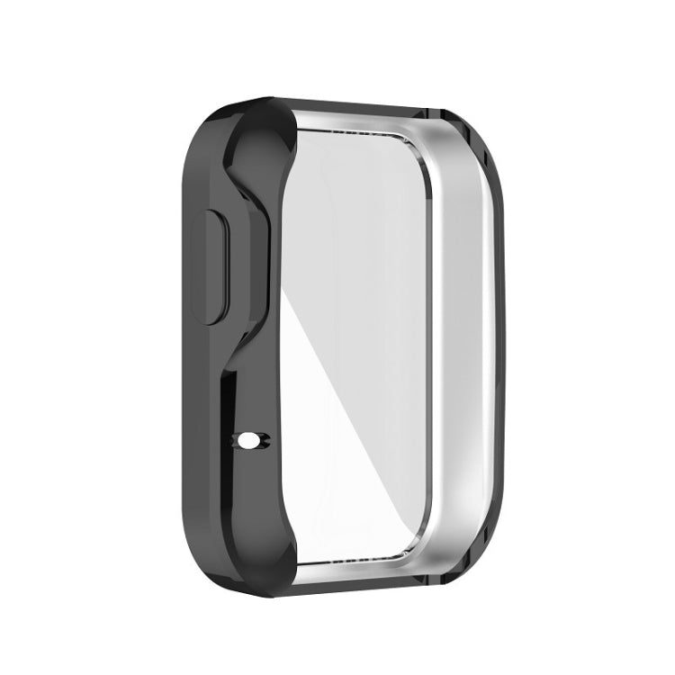 For Xiaomi Mi Watch Lite / Redmi Watch Full Coverage TPU Electroplating Protective Case(Black)