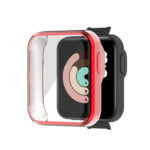 For Xiaomi Mi Watch Lite / Redmi Watch Full Coverage TPU Electroplating Protective Case(Red)