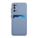 For Samsung Galaxy S20 Card Slot Design Shockproof TPU Protective Case(Gray)