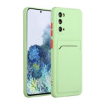 For Samsung Galaxy S20 Card Slot Design Shockproof TPU Protective Case(Green)