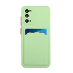 For Samsung Galaxy S20 Card Slot Design Shockproof TPU Protective Case(Green)