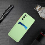 For Samsung Galaxy S20 Card Slot Design Shockproof TPU Protective Case(Green)