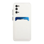 For Samsung Galaxy S20 Card Slot Design Shockproof TPU Protective Case(White)