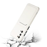 For Samsung Galaxy S20 Card Slot Design Shockproof TPU Protective Case(White)