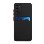 For Samsung Galaxy S20 Card Slot Design Shockproof TPU Protective Case(Black)