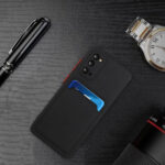 For Samsung Galaxy S20 Card Slot Design Shockproof TPU Protective Case(Black)