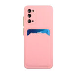 For Samsung Galaxy S20 Card Slot Design Shockproof TPU Protective Case(Pink)