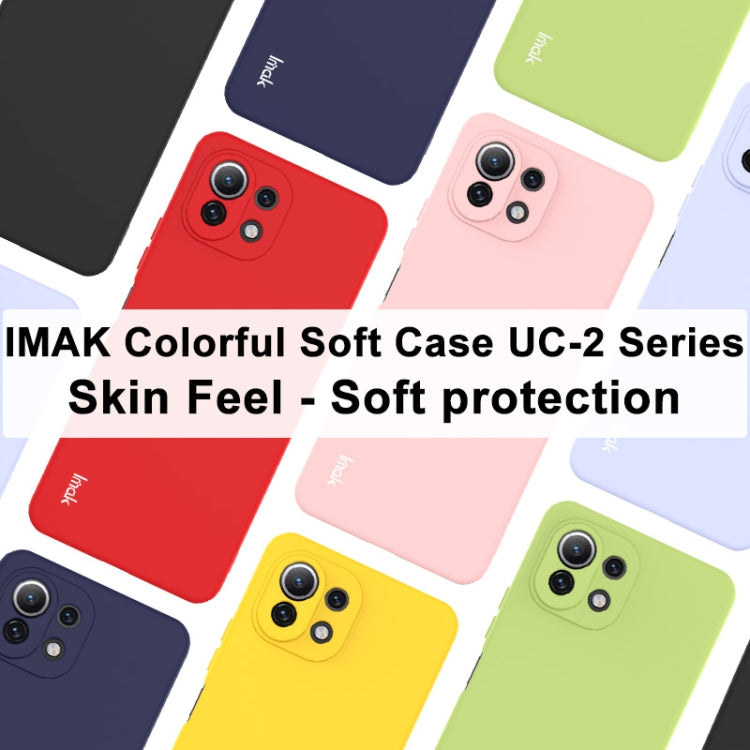 For Xiaomi Mi 11 Lite 5G IMAK UC-2 Series Shockproof Full Coverage Soft TPU Case(Yellow)