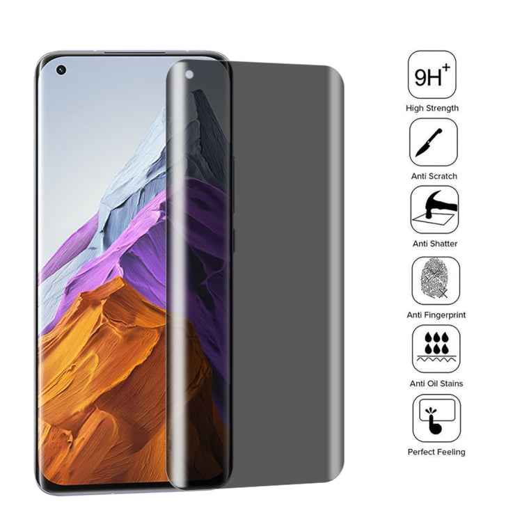 For Xiaomi Mi 11 0.3mm 9H Surface Hardness 3D Curved Surface Privacy Glass Film