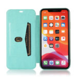 Bronzing Plating PU + TPU Horizontal Flip Leather Case with Holder & Card Slot For iPhone 11 Pro Max(Green)