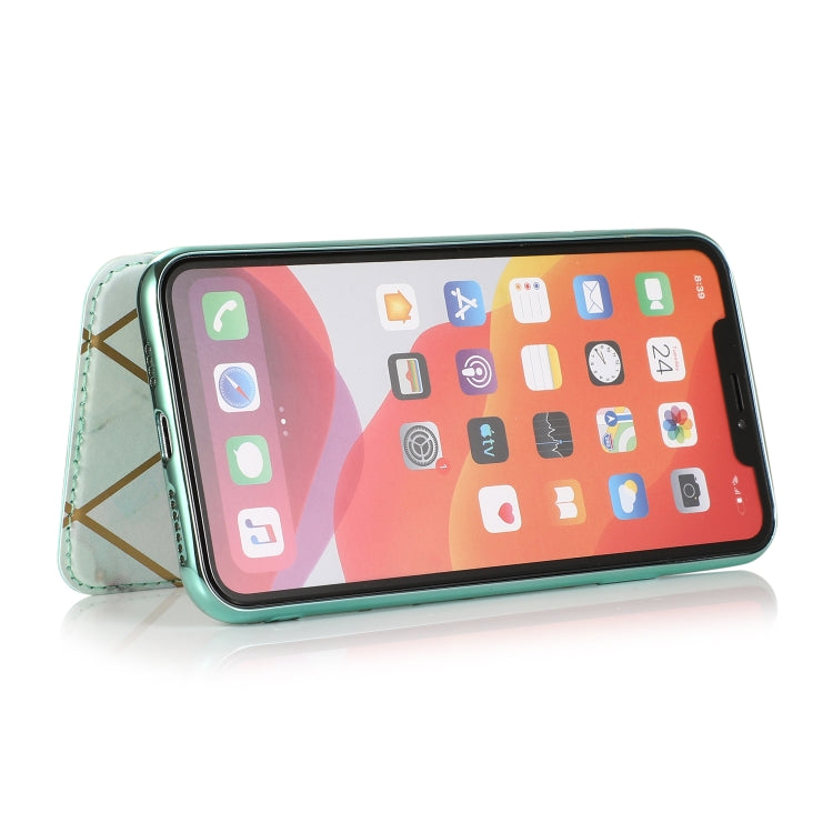 Bronzing Plating PU + TPU Horizontal Flip Leather Case with Holder & Card Slot For iPhone 11 Pro Max(Green)