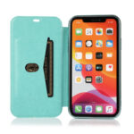 Bronzing Plating PU + TPU Horizontal Flip Leather Case with Holder & Card Slot For iPhone 11(Green)