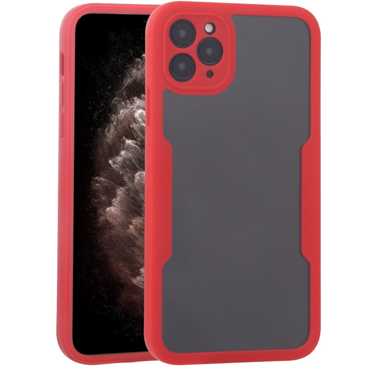 For iPhone 11 Pro Acrylic + TPU 360 Degrees Full Coverage Shockproof Protective Case (Red)